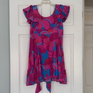 Tuckernuck Pink and Blue Floral Mini Dress